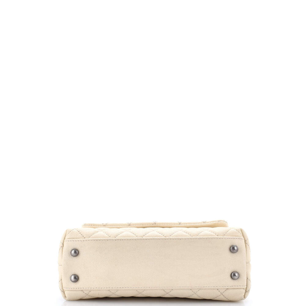 Chanel Coco Top Handle Bag Quilted #248410C46B - Picture 4 of 7
